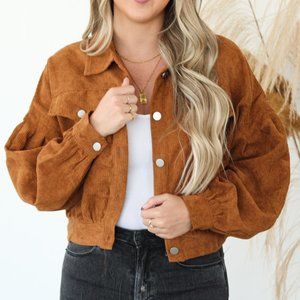 Brown Corduroy Jacket Sizes S M L